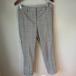 Talbots Womens HAMPSHIRE ANKLE PANTS Size‎ 6P plaid 26 In Inseam